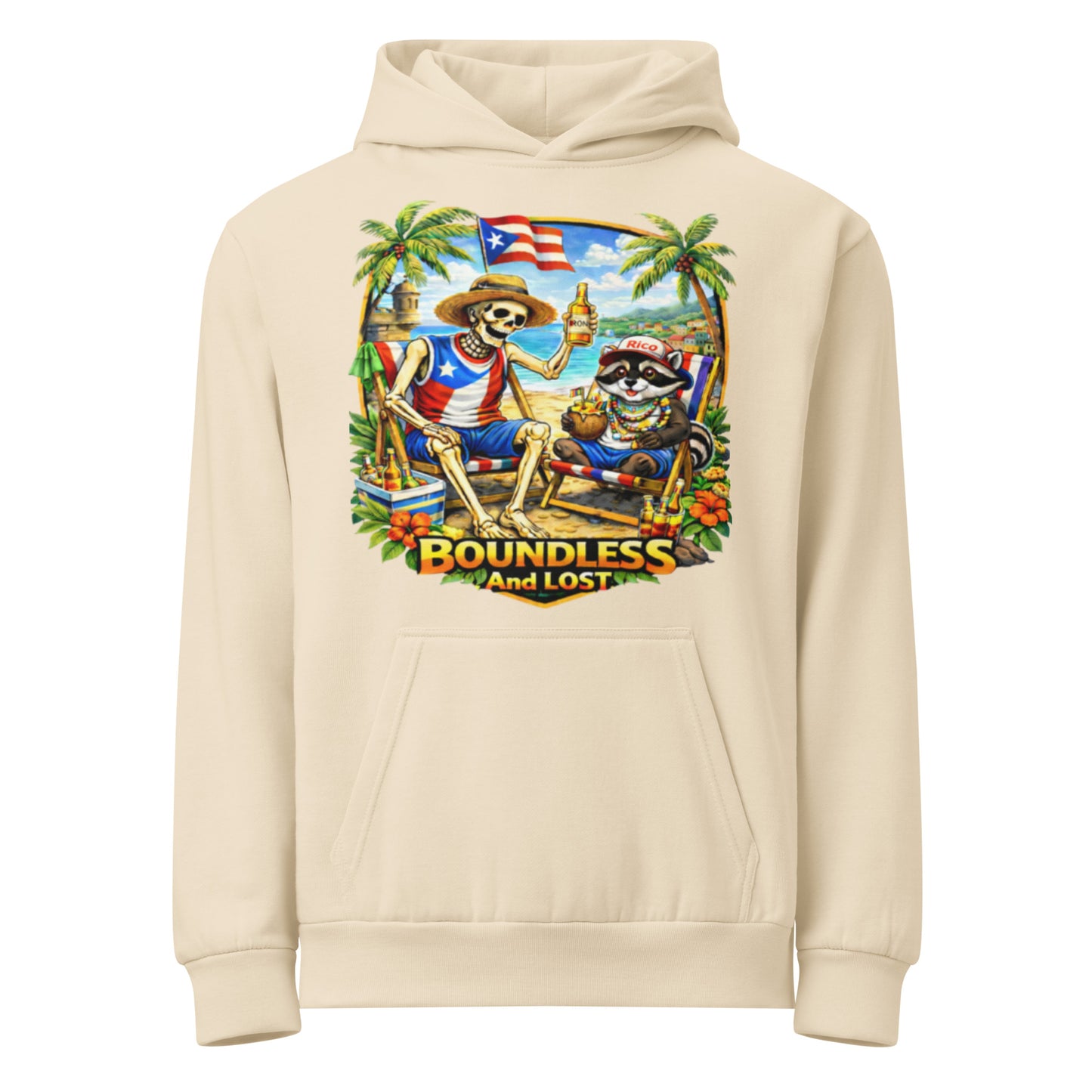 Bones and Rico Puerto Rico island hoodie Boundless And Lost