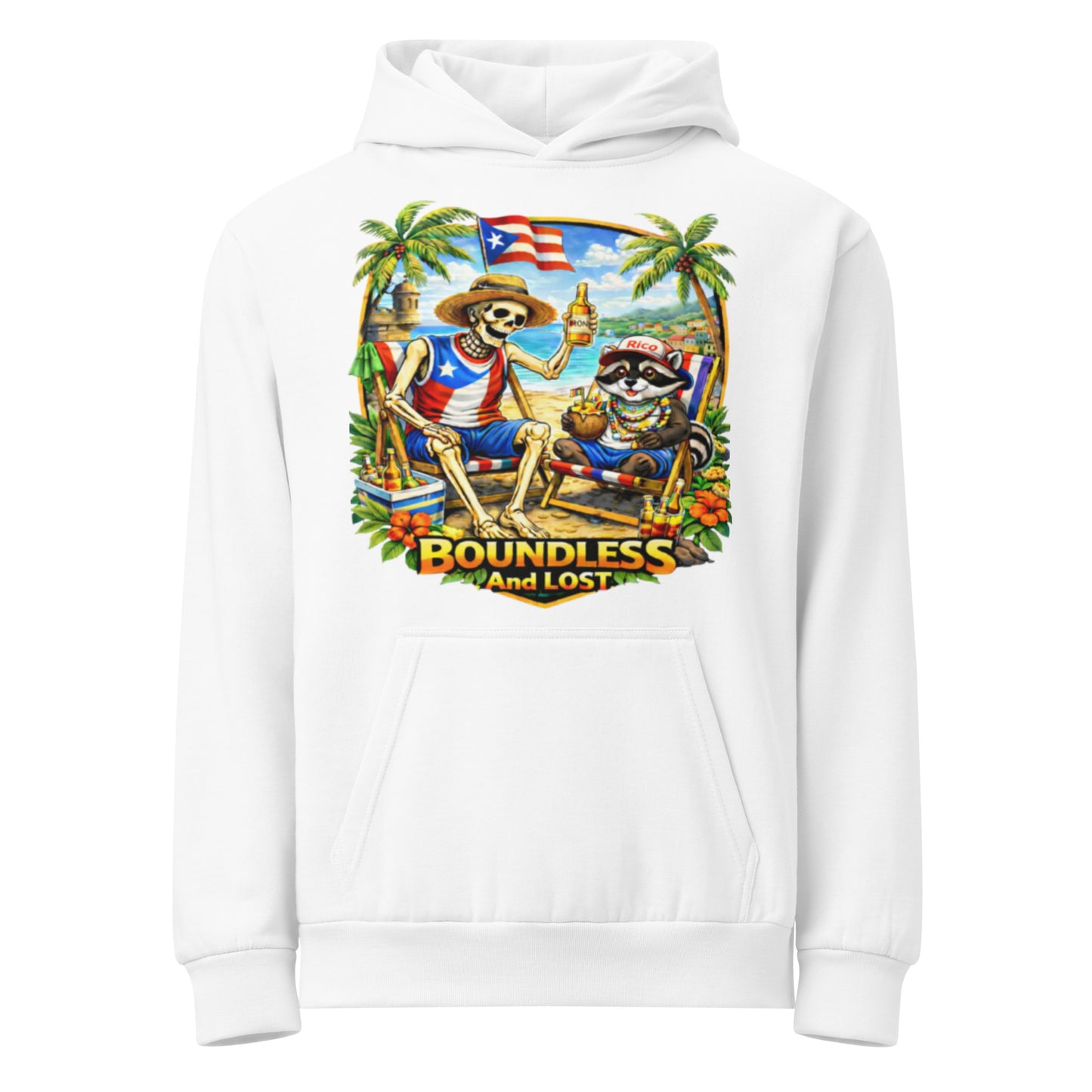 Bones and Rico Puerto Rico island hoodie Boundless And Lost