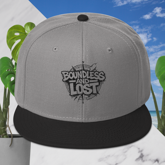 Compass logo snapback Boundless And Lost merch